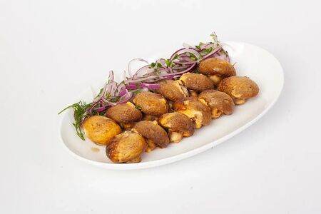 Шампиньоны на углях