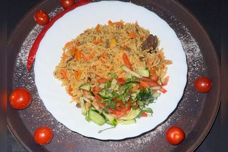 Плов из говядины