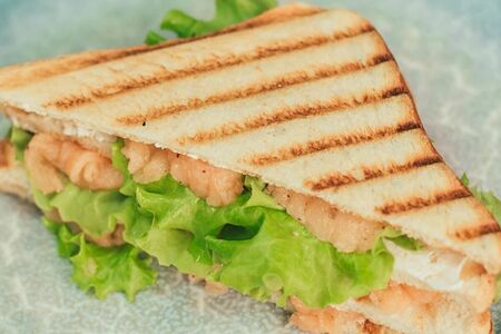 Сэндвич с семгой