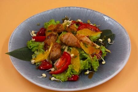 Мао Хори с курицей в темпуре и апельсином