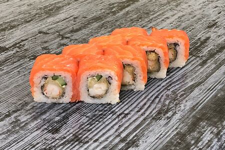 Филадельфия люкс с креветкой в кляре