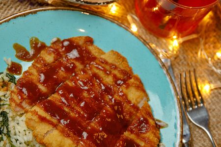 Салат, суп и горячее