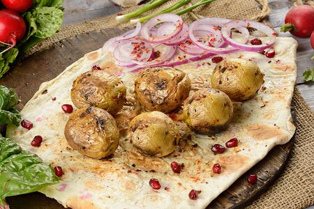 Картофель на углях