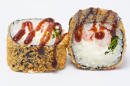 Жареный с тигровой креветкой