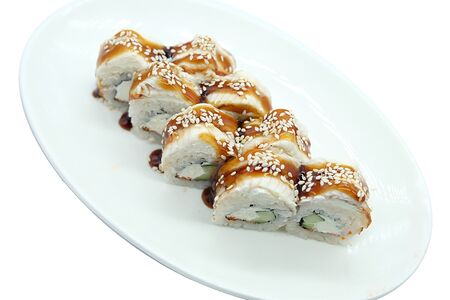 Ролл Сливочный угорь Lux