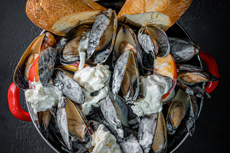 Мидии Нектарин-страчателла