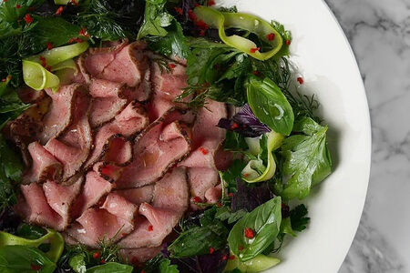 Телятина в медово-горчичном соусе