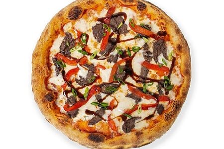 Пицца с говяжьими щечками