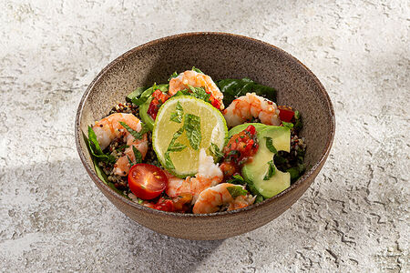 Боул с креветками