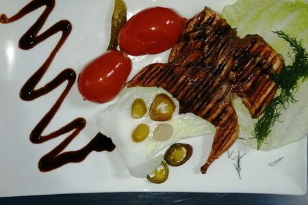 Перепелка на гриле