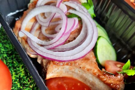 Свиная корейка на гриле