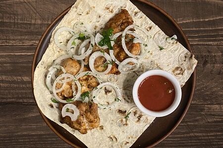 Из курицы