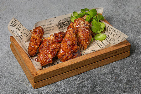 Куриные крылья с соусом терияки