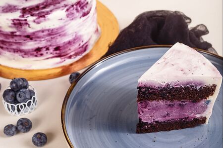 Черничный чизкейк