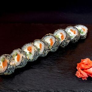 С лососем в темпуре