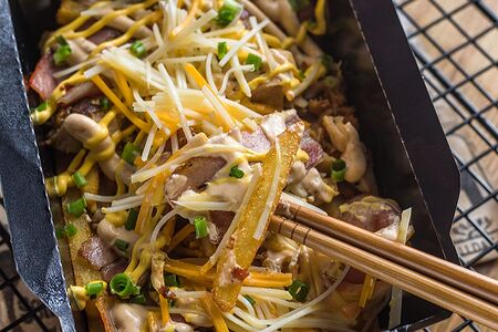 Курица и бекон