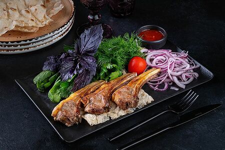 Шашлык из бараньей корейки