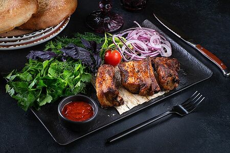 Шашлык из свиных ребер