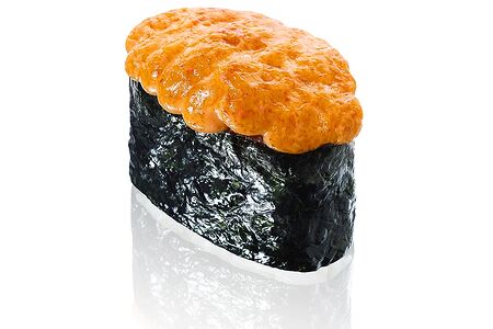 Запеченные суши с крабом