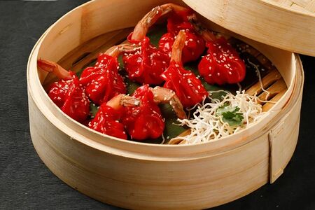 С креветкой и творожным сыром L