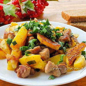 Картофель по-домашнему с мясом