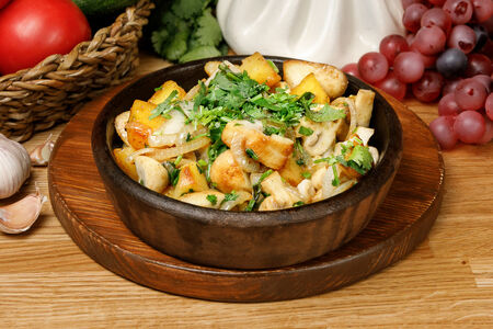 Картошка с грибами