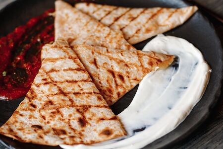 Кесадилья Четыре сыра