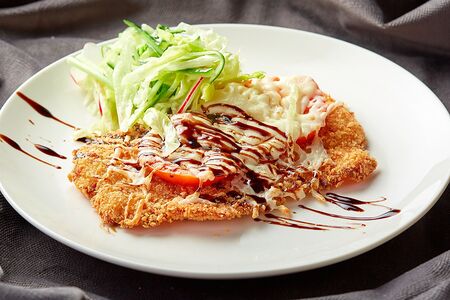 Куриный шницель по-милански