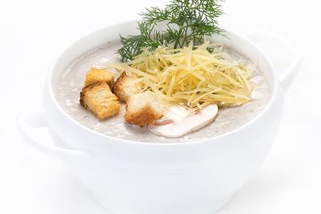 Суп-пюре из шампиньонов