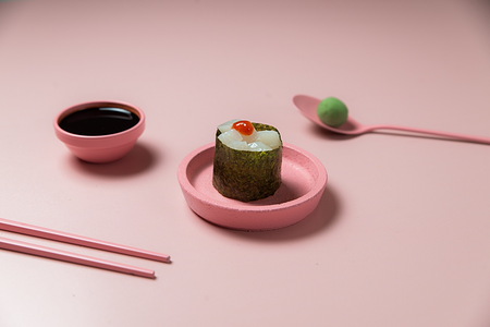 Острый гункан с гребешком