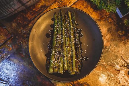 Cпаржа на гриле
