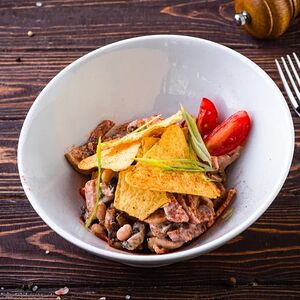 Мясной салат