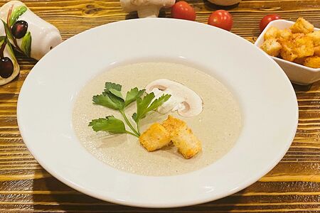 Крем-суп грибной со сливками