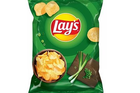 Чипсы Lays со вкусом зеленого лука