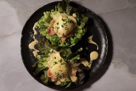 Вафли с сёмгой