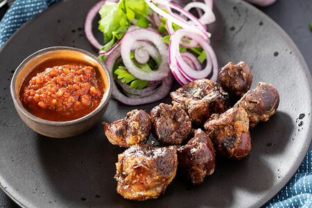 Шашлык из бараньих почек