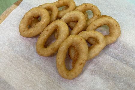 Луковые кольца в кляре