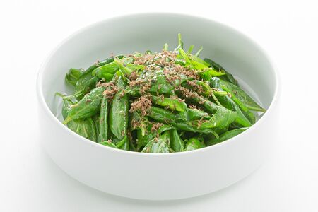 Шпинат и трюфельный понзу