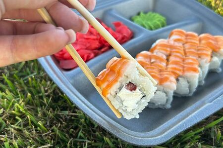 Тайская креветка ролл