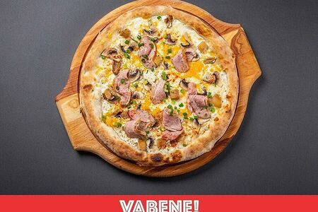 Пицца С уткой и грибами