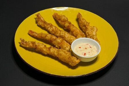 Креветки темпура