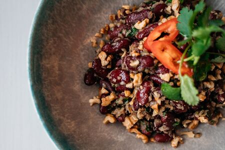 Салат из красной фасоли