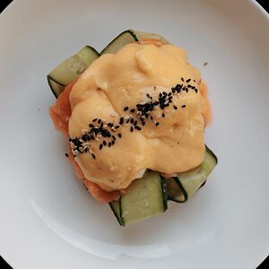 Бенедикт с лососем