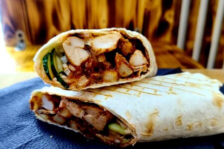 Шаурма с картофелем фри 