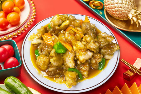 Свинина в кляре со сладким перцем №303