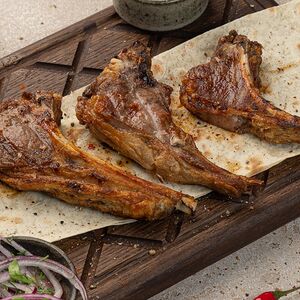 Шашлык из бараньей корейки