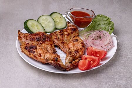 Цыпленок на мангале