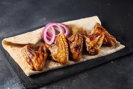 Шашлык из куриных крылышек 