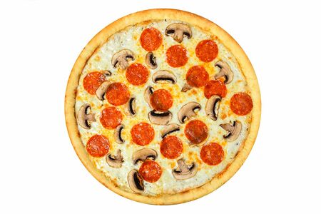 Пицца Пепперони с грибами Xxl