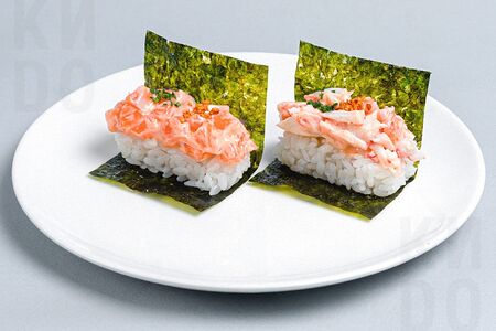 Открытый ролл Лосось-краб